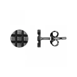 Boucles d'oreilles puces rohan en acier 316l