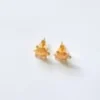 Boucles d'oreilles tortue or