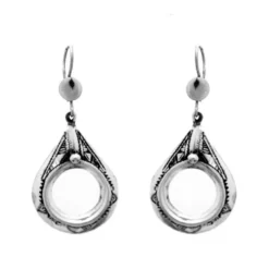 Boucles d'oreille touareg argent