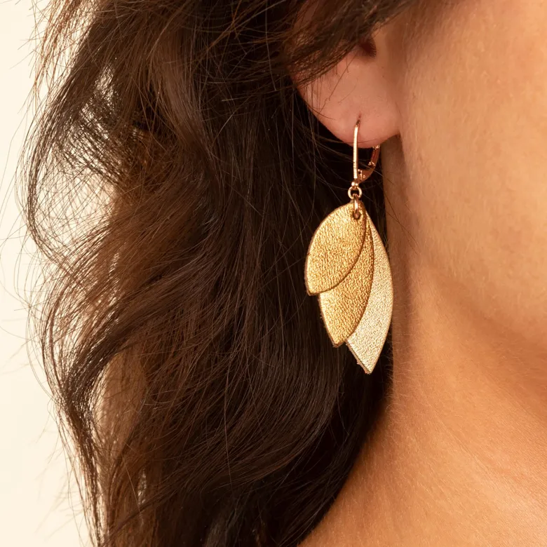 Boucles mini céleste champagne