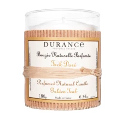 Bougie parfumée teck doré