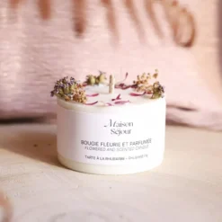 Bougie votive 80g tarte à la rhubarbe