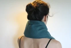 Bouillotte cervicales lin vert sapin