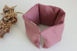 Bouillotte cervicales lin vieux rose