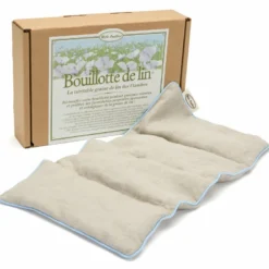 Bouillotte de lin naturel - 20 x 40 cm