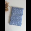 Bouillotte micro onde - ecailles bleues