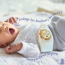 Bouillotte noyaux de cerise bébé (lion)