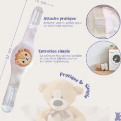 Bouillotte noyaux de cerise bébé (lion)