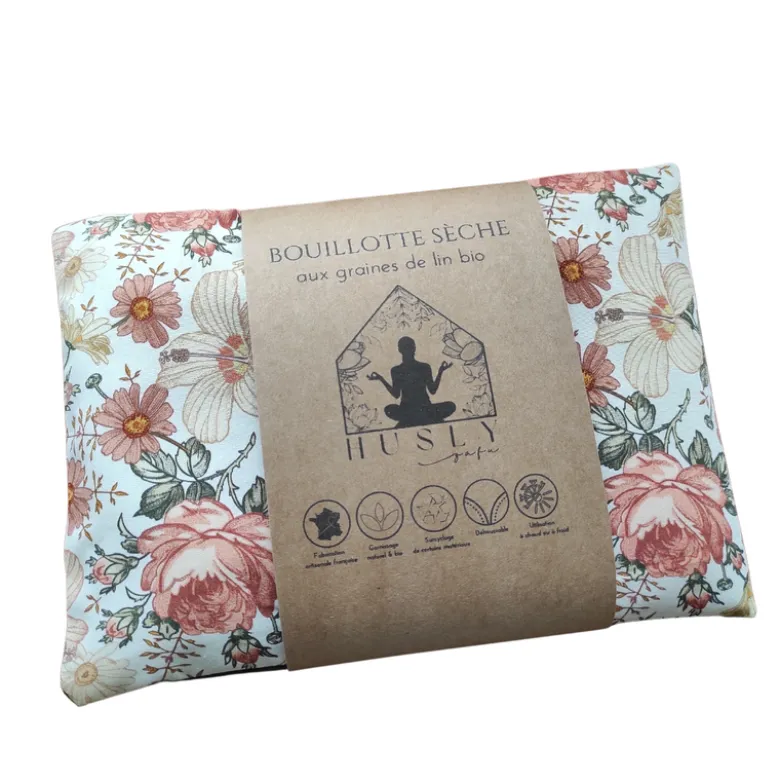 Bouillotte sèche bloom graines de lin