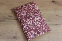Bouillotte sèche -fleurs craie marsala
