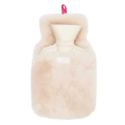2 bouillottes fausse fourrure recyclée