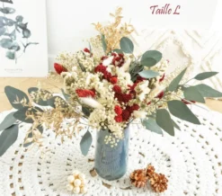 Bouquet de fleurs séchées noël s