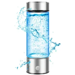 Bouteille d’eau à hydrogène pour une hydratation optimale en verre et inox