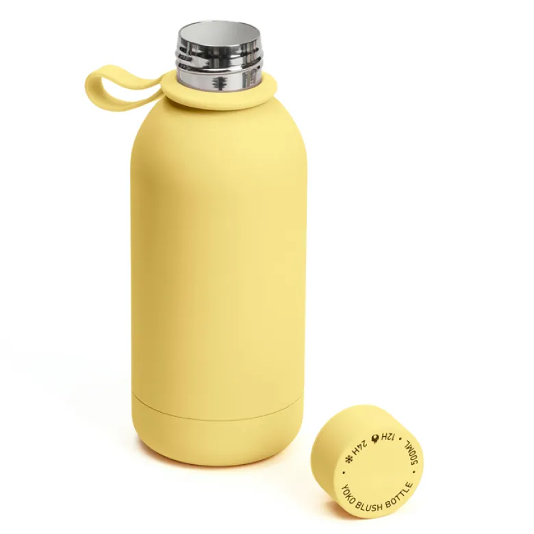 Bouteille isotherme réutilisable Blush en inox Yoko Design 500 ml Citrus