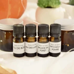 Box diy : kit bougies boisée