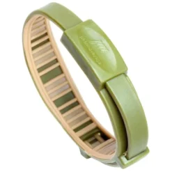 Bracelet anti-moustiques pharmavoyage vert kaki