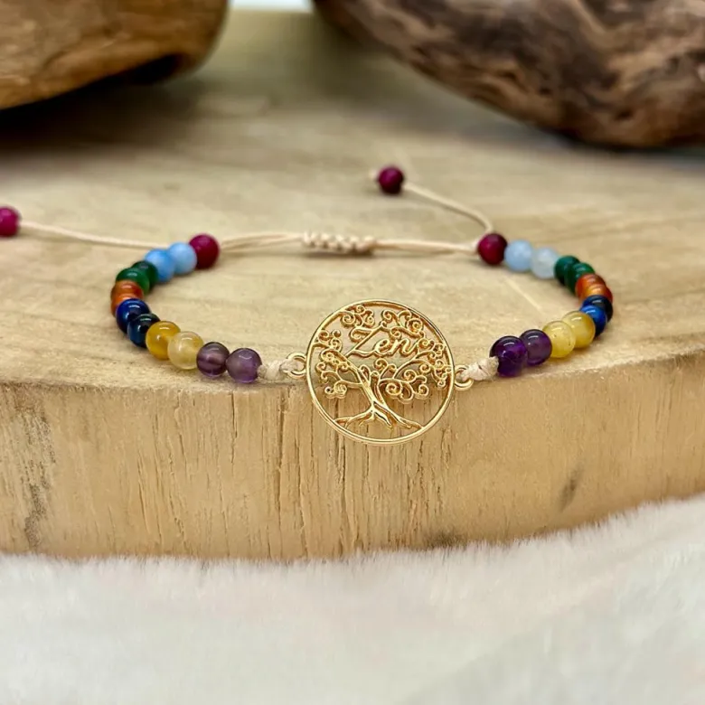 Bracelet arbre de vie et 7 chakras
