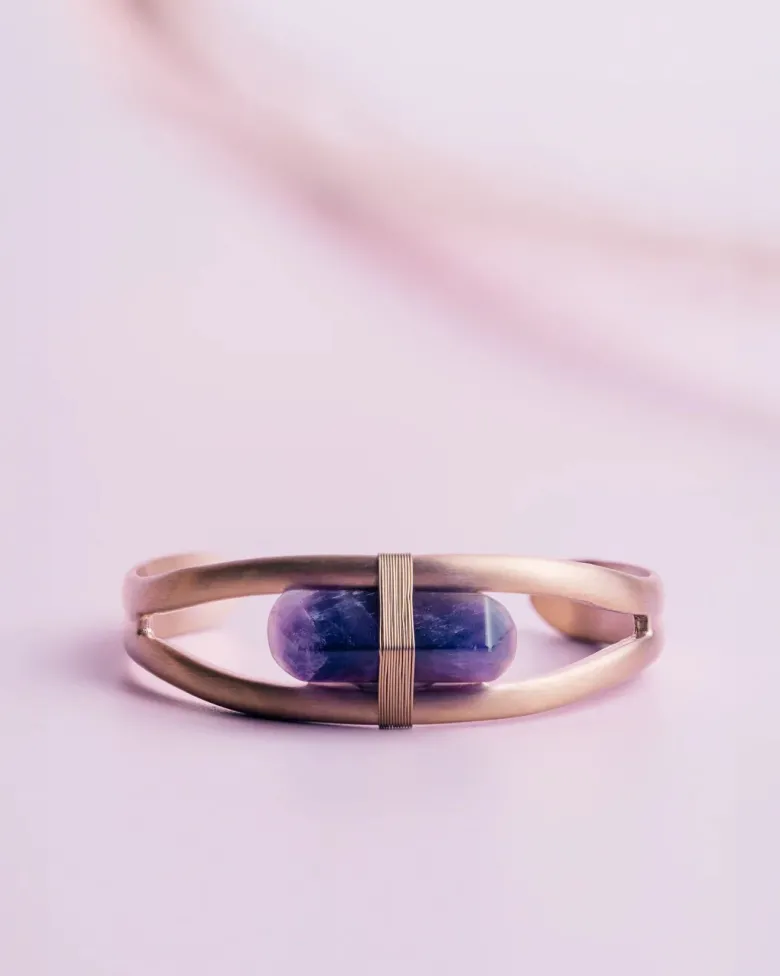 Bracelet attica violet amethyste xxs Violet