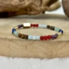 Bracelet 7 chakra pierres naturelles 4mm