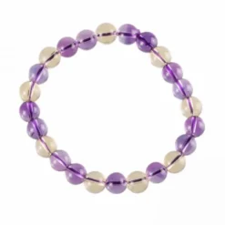 Bracelet citrine-amethyste