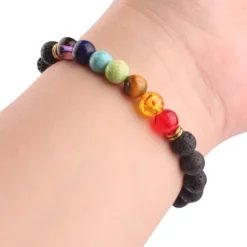 Bracelet de yoga - pierres volcaniques
