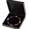Bracelet en agate multicolore