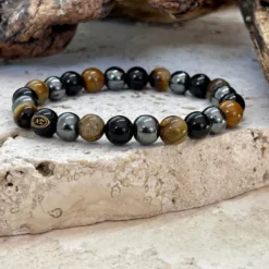 Bracelet en œil de tigre de protection