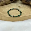 Bracelet en malachite et oeil de tigre