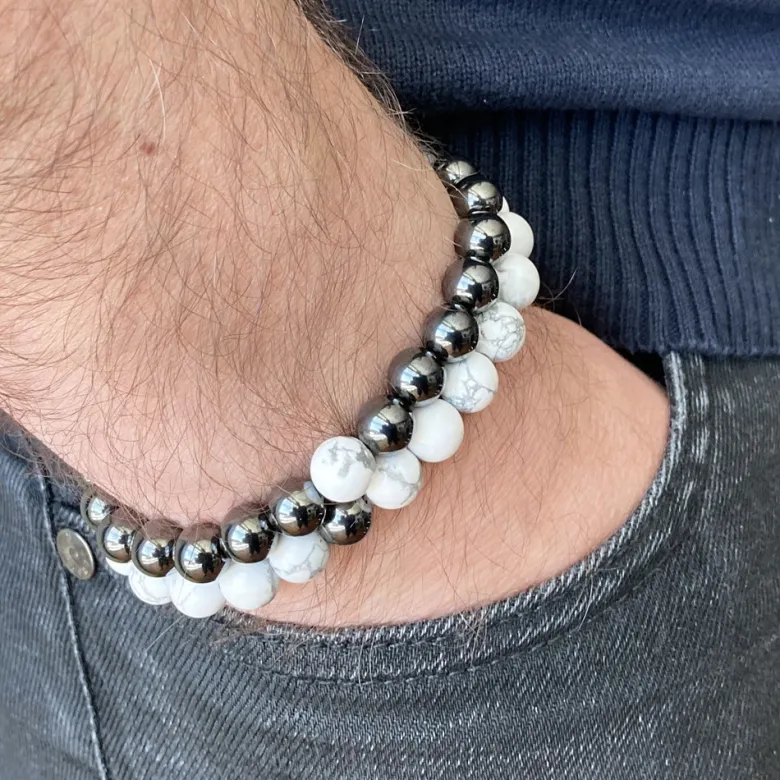 Bracelet hématite magnétique nirvana