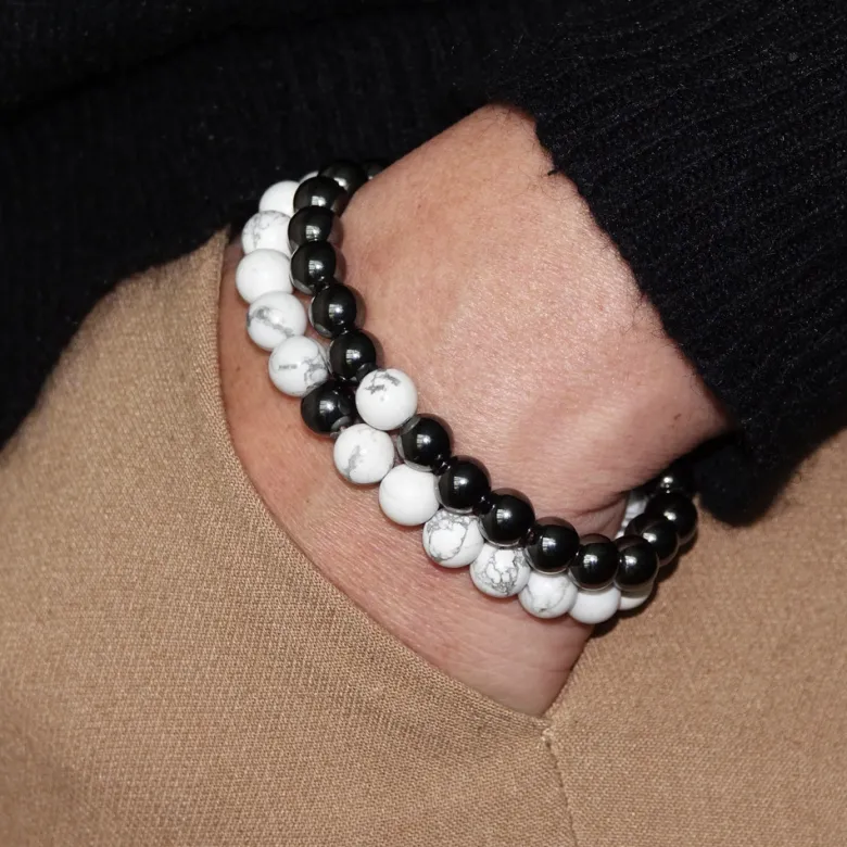 Bracelet hématite magnétique nirvana