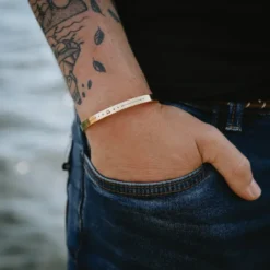 Bracelet homme balance jonc zodiaque