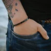 Bracelet homme balance jonc zodiaque