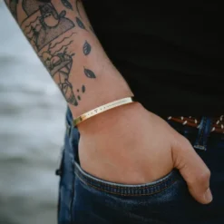 Bracelet homme bélier jonc zodiaque