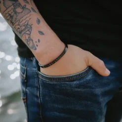 Bracelet homme capricorne jonc zodiaque