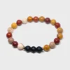 Bracelet homme en jaspe et argent