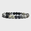 Bracelet homme en netstone et hématite
