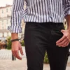 Bracelet homme en pierres de lave