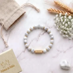 Bracelet howlite calme & sérénité