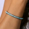 Bracelet larisa blue aquamarine xs Bleu clair