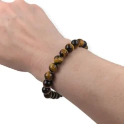 Bracelet pierre naturelle - œil de tigre