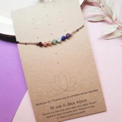 Bracelet points 7 chakras