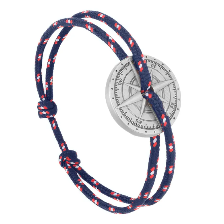 Bracelet rose des vents Bleu marine