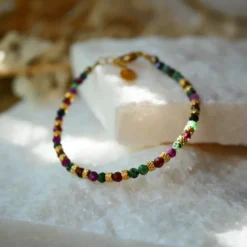Bracelet santulan rubis zoisite