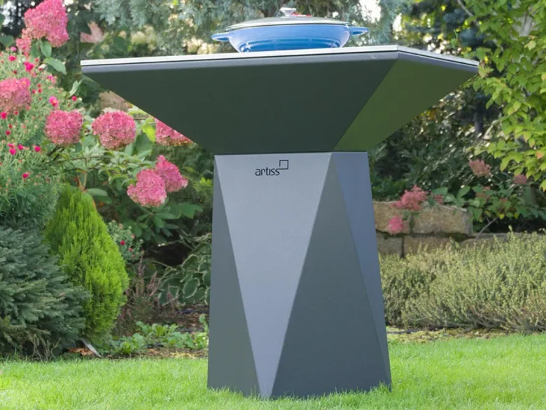 Brasero g1 graphite plaque de cuisson acier inoxydable alimentaire - artiss
