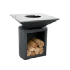 Brasero g2 graphite plaque de cuisson acier inoxydable alimentaire - artiss