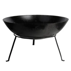 Brasero rond en acier