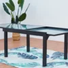 Brescia table de jardin extensible 12 fauteuils en alu et toile pvc