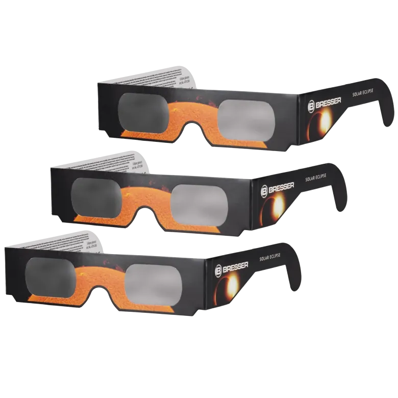 Bresser lunettes d'éclipse solaire (3 pièces) - design a