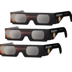 Bresser lunettes d'éclipse solaire (3 pièces) - design b