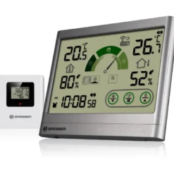 Bresser thermo-hygrometer avec recommandation de ventilation ventair h